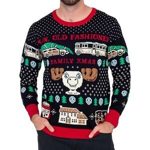 National Lampoon Christmas Vacation Men's Griswold Family Christmas Sweater XL